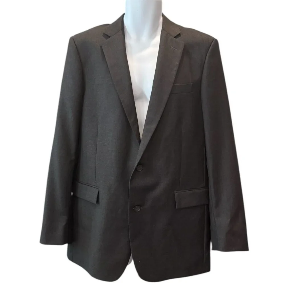 Brooks Brothers 1818 Regent Blazer‎ | Gray Wool VBC Italian Fabric | 40L